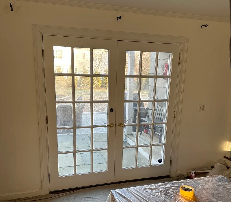 Patio door needing replacement in New Canaan, CT